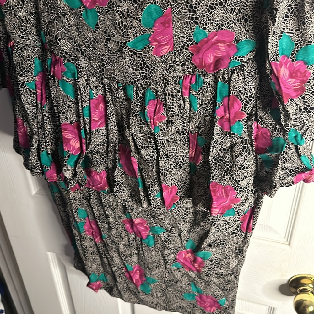 EUC VINTAGE JACKIE BERNARD DRESS - Picture 4 of 5